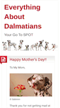 Mobile Screenshot of everythingaboutdalmatians.com